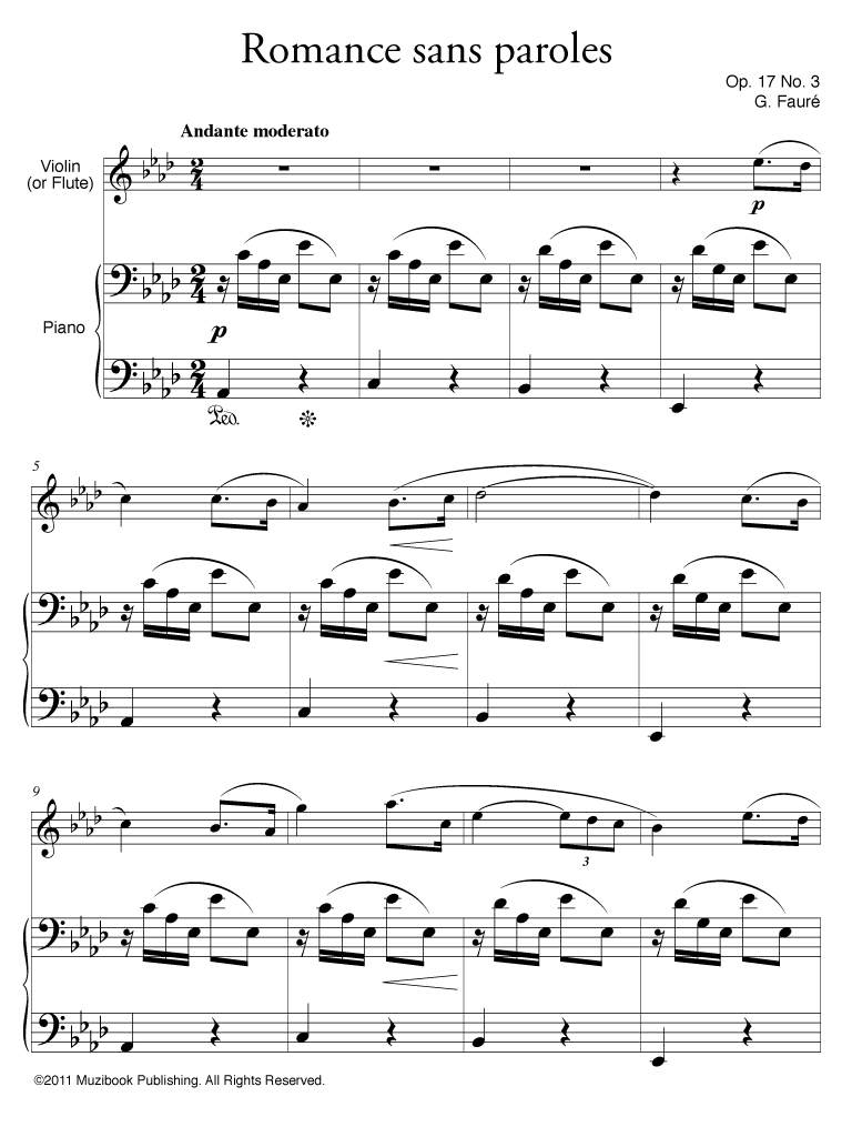 Je vais écrire la partition musicale, sans options 8 mesures pour 1  instrument sans retouche par Aurelien_Morris