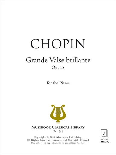 Grande valse brillante op. 18 - Frédéric Chopin - Muzibook Publishing