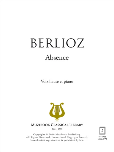 Absence - Hector Berlioz - Muzibook Publishing