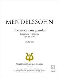 Romance sans paroles op. 19 n° 6