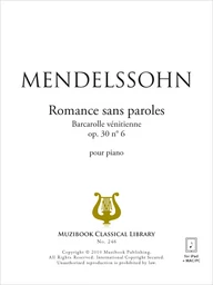 Romance sans paroles op. 30 n° 6