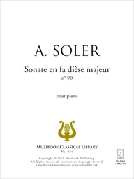 Sonate en fa dièse majeur n° 90