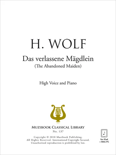 Das verlassene Mägdlein - Hugo Wolf - Muzibook Publishing