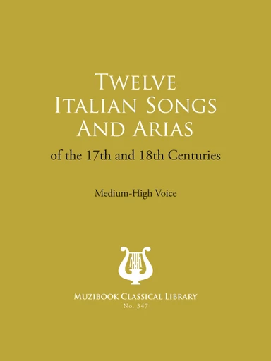 12 Italian Songs and Arias -  Divers (chant) - Muzibook Publishing