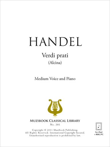 Verdi prati - Georg Friedrich Haendel - Muzibook Publishing