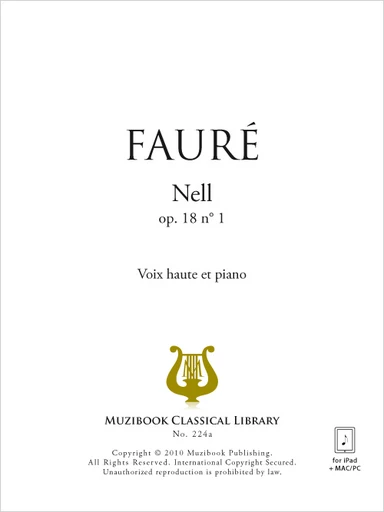 Nell - Gabriel Fauré - Muzibook Publishing