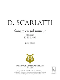 Sonate en sol mineur K 30 (Fugue)