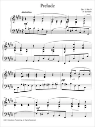 Prélude en mi majeur op. 11 n° 9