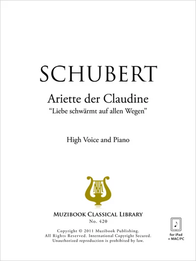 Liebe schwärmt auf allen Wegen - Franz Schubert - Muzibook Publishing