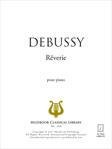 Rêverie - Claude Debussy - Muzibook Publishing