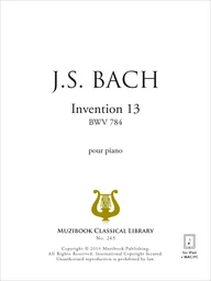 Invention n° 13 en la mineur BWV 784