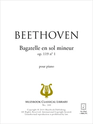 Bagatelle en sol mineur op. 119 n° 1