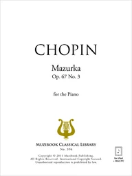 Mazurka en do majeur op. 67 n° 3