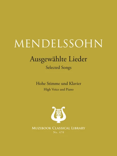 20 Lieder - Felix Mendelssohn - Muzibook Publishing