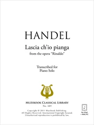 Lascia ch'io pianga (transcription)