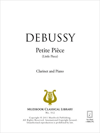 Petite pièce - Claude Debussy - Muzibook Publishing