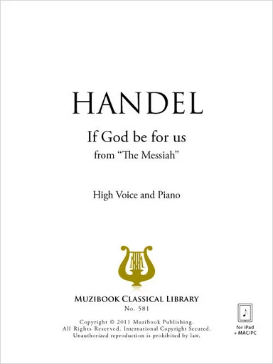 If God be for us - Georg Friedrich Haendel - Muzibook Publishing