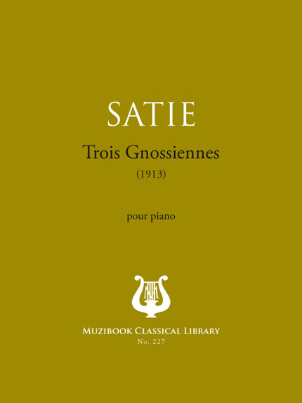 3 Gymnopédies And 3 Gnossiennes - SATIE - Partition - Piano