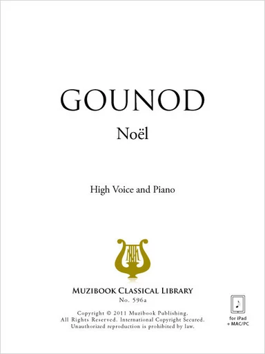 Noël - Charles Gounod - Muzibook Publishing