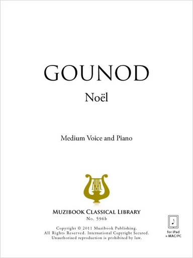 Noël - Charles Gounod - Muzibook Publishing