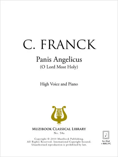 Panis Angelicus - César Franck - Muzibook Publishing