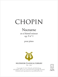 Nocturne en si bémol mineur op. 9 n° 1