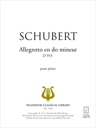 Allegretto en do mineur D 915