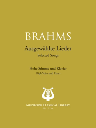 20 Lieder - Johannes Brahms - Muzibook Publishing