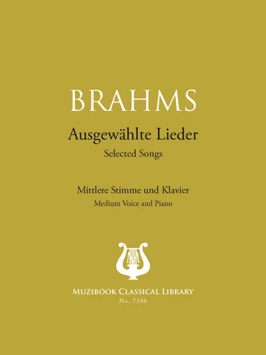 20 Lieder - Johannes Brahms - Muzibook Publishing