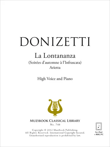 La Lontananza - Gaetano Donizetti - Muzibook Publishing