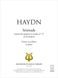 Sérénade extraite du quatuor à cordes op. 3 n° 5