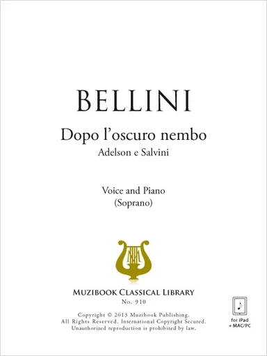 Dopo l'oscuro nembo - Vincenzo Bellini - Muzibook Publishing