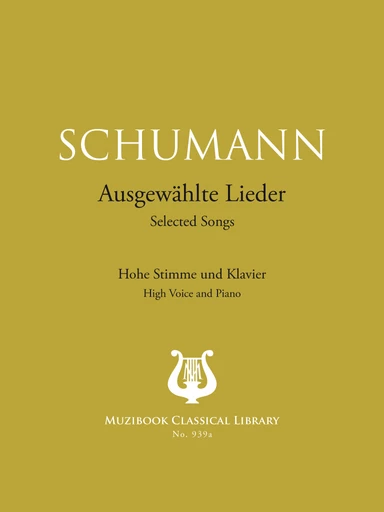 20 Lieder - Robert Schumann - Muzibook Publishing