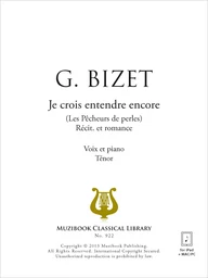 À cette voix quel trouble... Je crois entendre encore