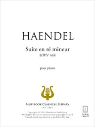 Suite en ré mineur HWV 448