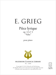 Pièce lyrique op. 12 n° 2 ''Valse''