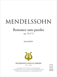 Romance sans paroles op. 19 n° 2