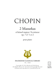 2 Mazurkas (op. 7 n° 1 et 2)