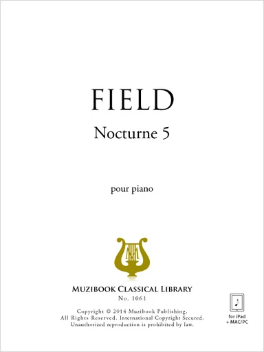 Nocturne 5 - John Field - Muzibook Publishing