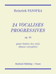 24 Vocalises progressives op. 85