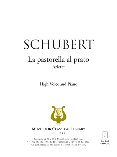 La pastorella - Franz Schubert - Muzibook Publishing