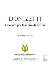 Lamento per la morte di Bellini