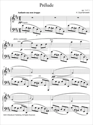 Prélude en si mineur op. 1 n° 1