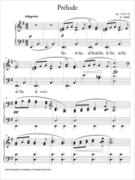 Prélude en mi mineur op. 119 n° 6